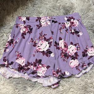 Francesca’s Flowy floral shorts